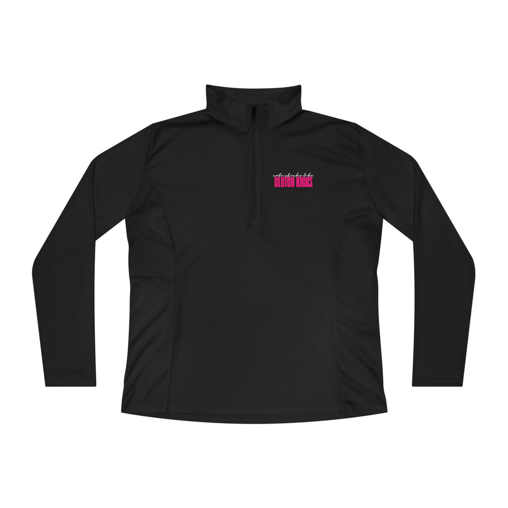 Clutch Kicks Ladies Quarter-Zip Pullover