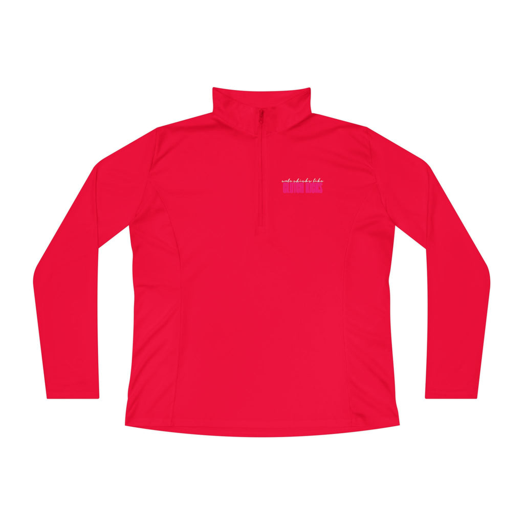 Clutch Kicks Ladies Quarter-Zip Pullover