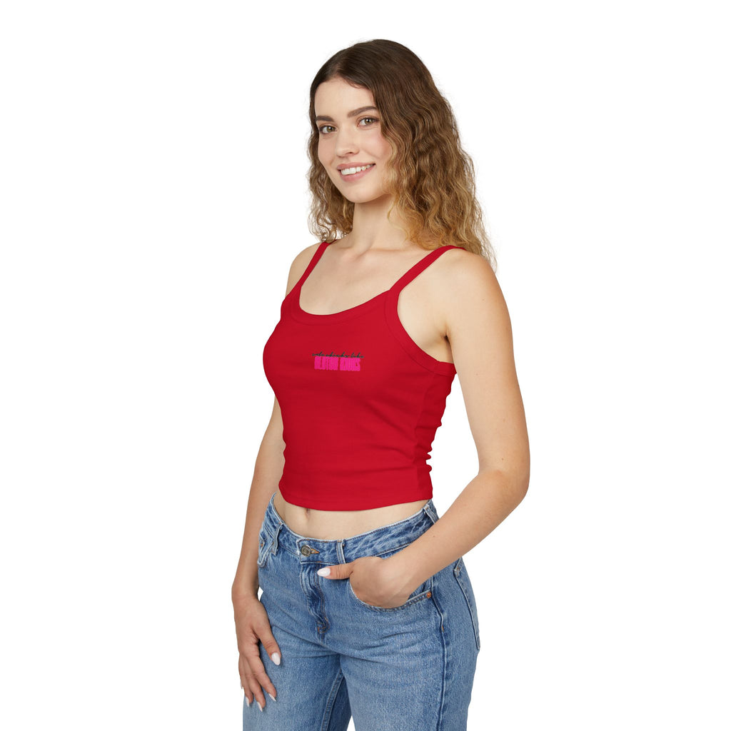 Cute Chicks Like Clutch Kicks Spaghetti Strap Tank Top