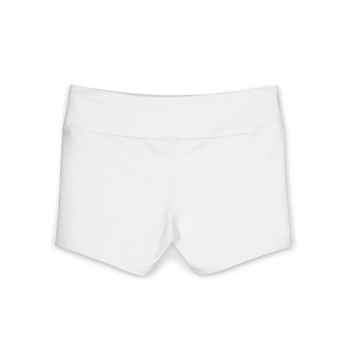 Cute Chicks Like Clutch Kicks White Yoga Shorts