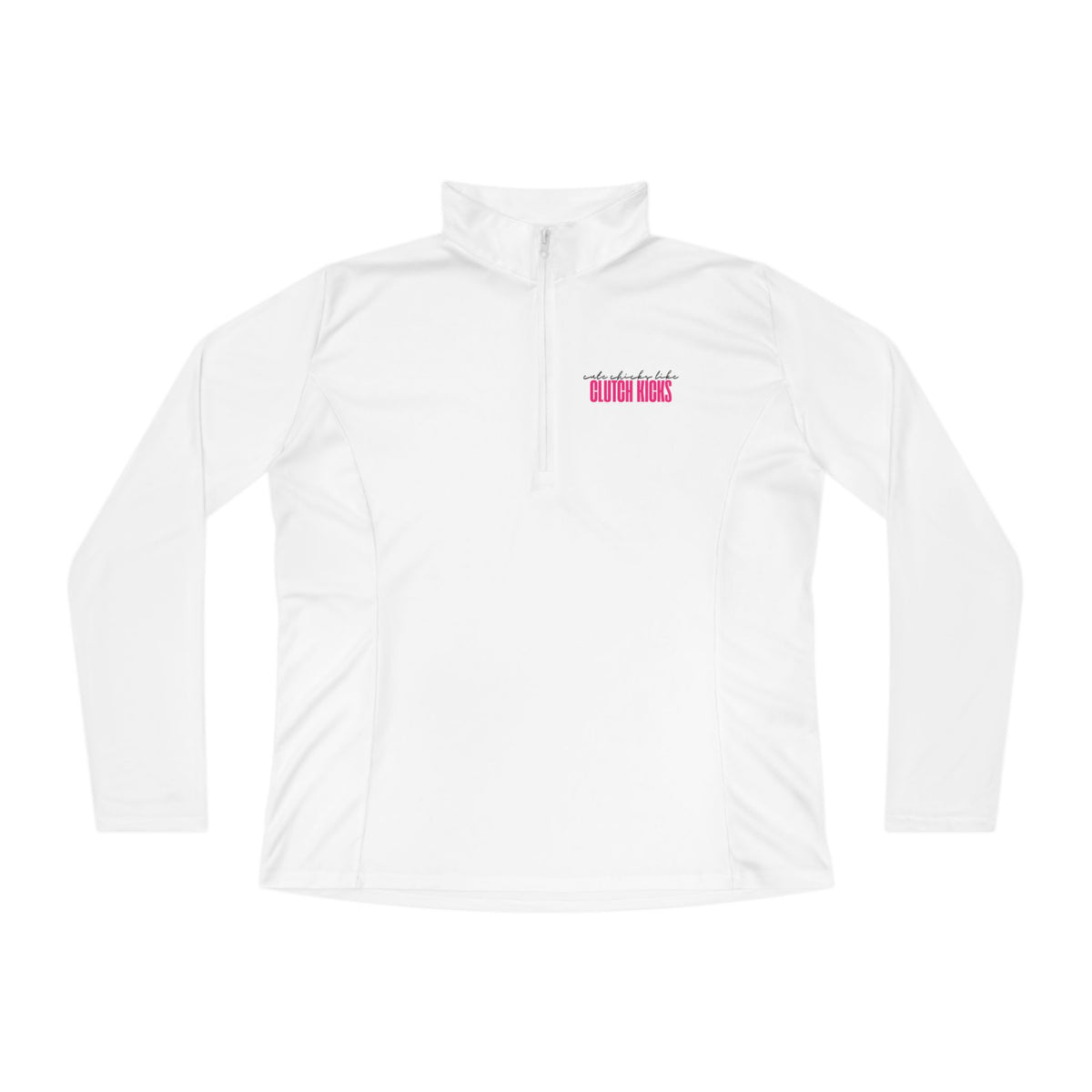 Clutch Kicks Ladies Quarter-Zip Pullover