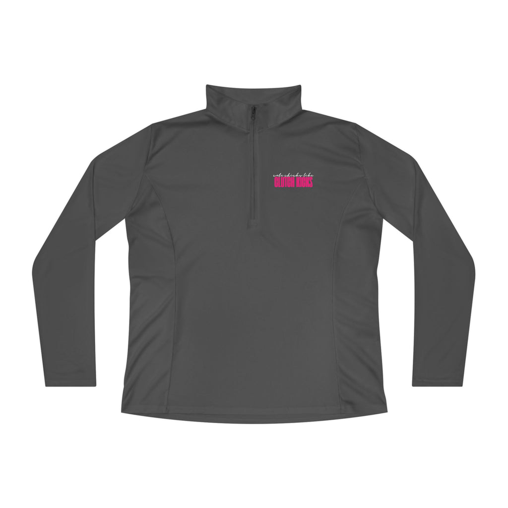 Clutch Kicks Ladies Quarter-Zip Pullover