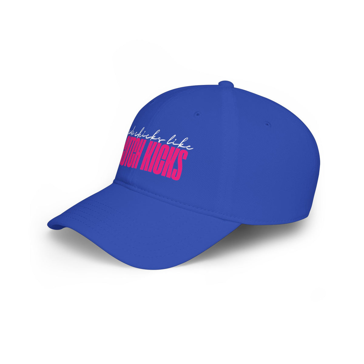 Cute Chicks like CLUTCH KICKS Cap | Baseball Hat with Pink Script