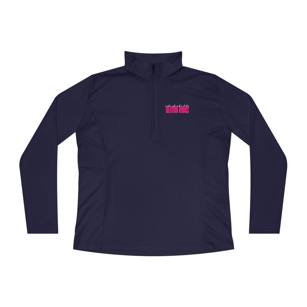 Clutch Kicks Ladies Quarter-Zip Pullover