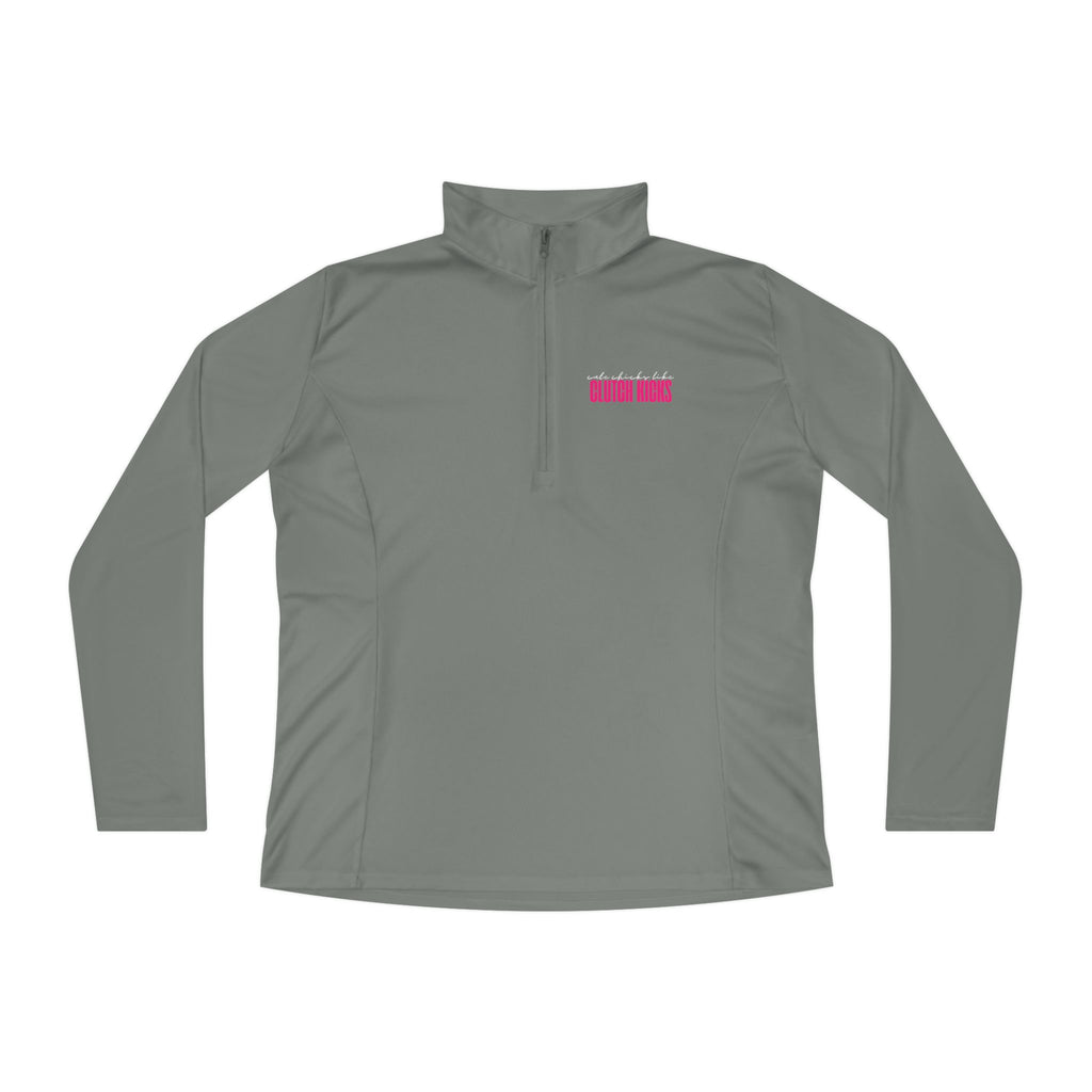 Clutch Kicks Ladies Quarter-Zip Pullover