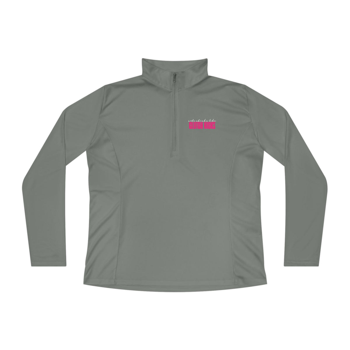 Clutch Kicks Ladies Quarter-Zip Pullover
