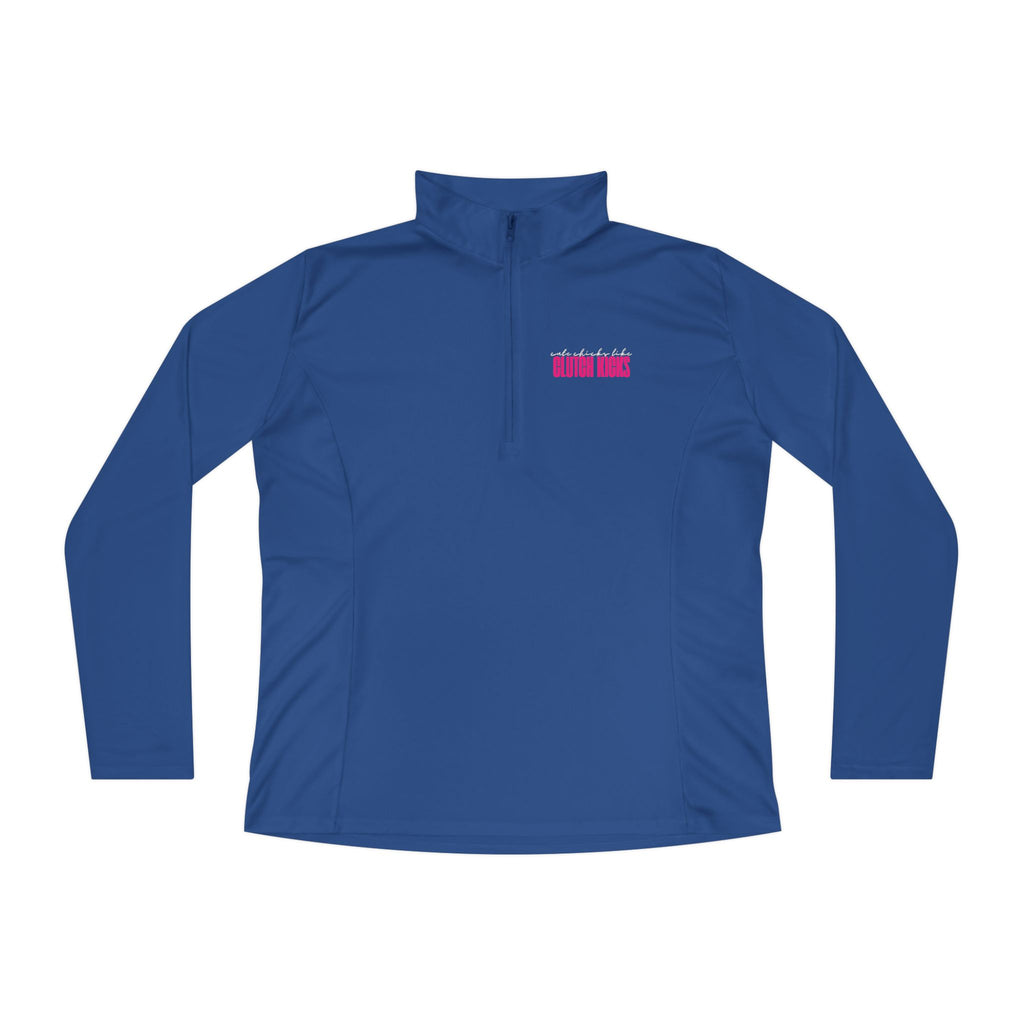 Clutch Kicks Ladies Quarter-Zip Pullover
