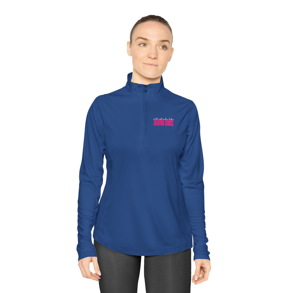 Clutch Kicks Ladies Quarter-Zip Pullover