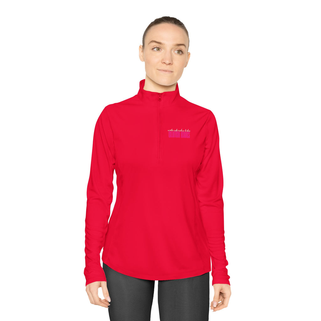 Clutch Kicks Ladies Quarter-Zip Pullover