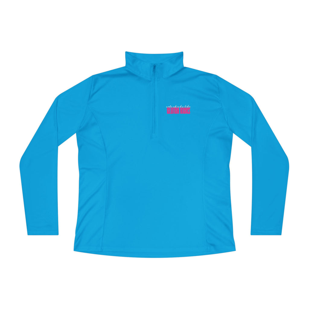 Clutch Kicks Ladies Quarter-Zip Pullover