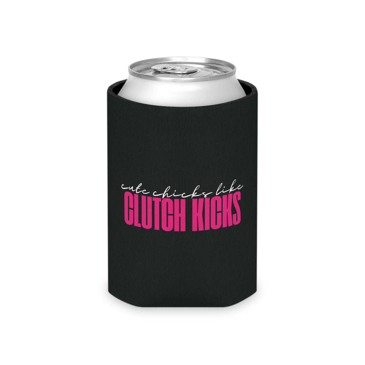 Cute Chicks Like Clutch Kicks can cooler with drift-inspired car girl design for race days, car meets, and motorsport fans